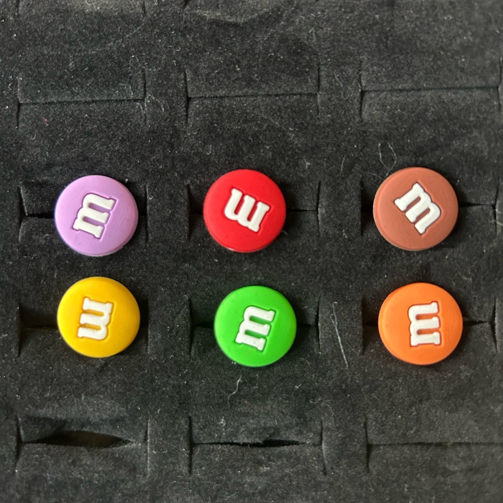 M&M Croc Charm Jiblitz set of 6